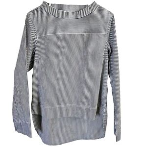 J. Crew Factory Store Women's Funnel Neck‎ Pullover Shirt 4 Casual Business